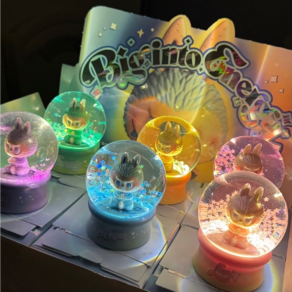 Labubu Big into Energy Crystal Ball Night Light - Picture 2 of 11